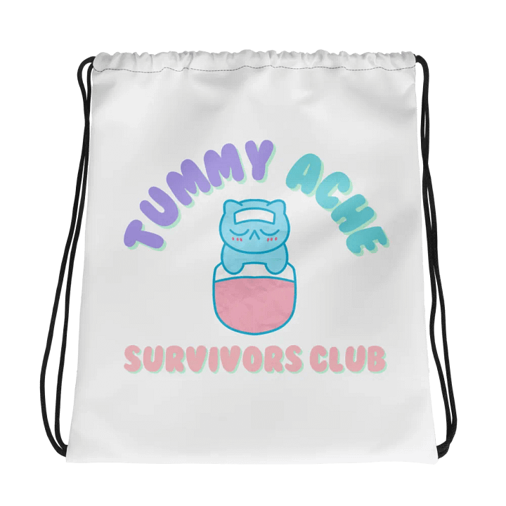 Tummy Ache Survivors Drawstring Bag product image (1)