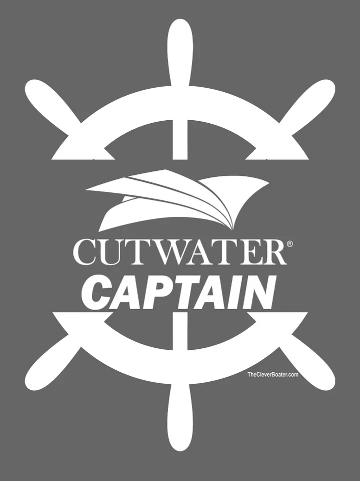 Cutwater Captain - T-Shirt - Dark Shirt w/White Logo product image (2)