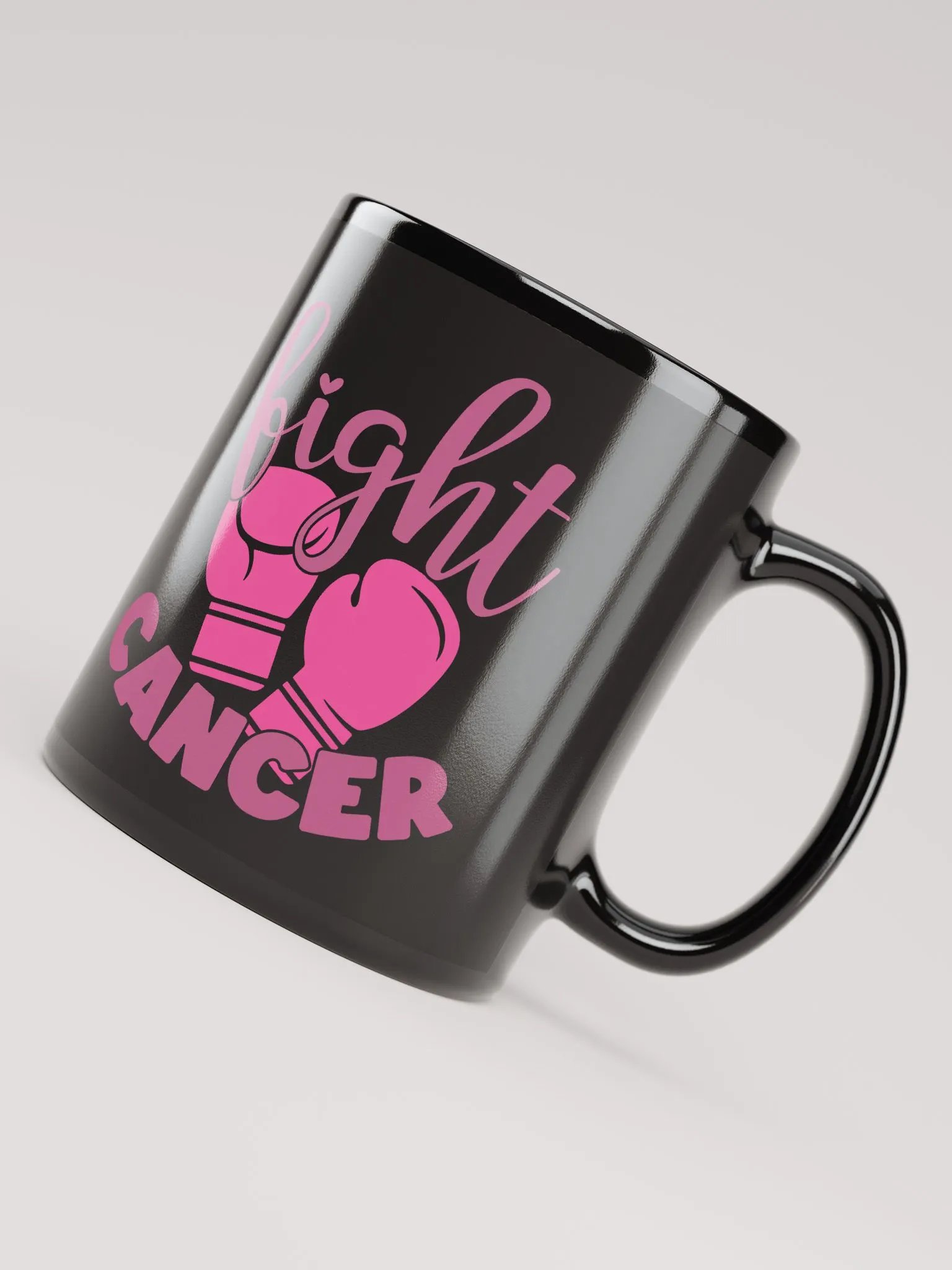 Fight Cancer Pink Boxing Gloves Mug product image (8)
