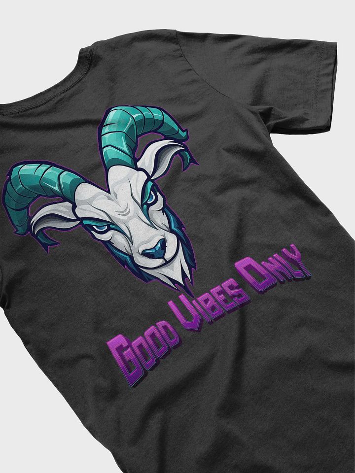 Goated Good Vibes Only T-Shirt ( Back ) product image (1)