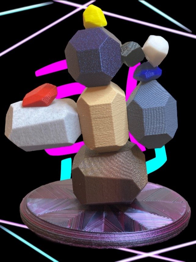 Stacking Rocks and Bento Traveling Case product image (1)