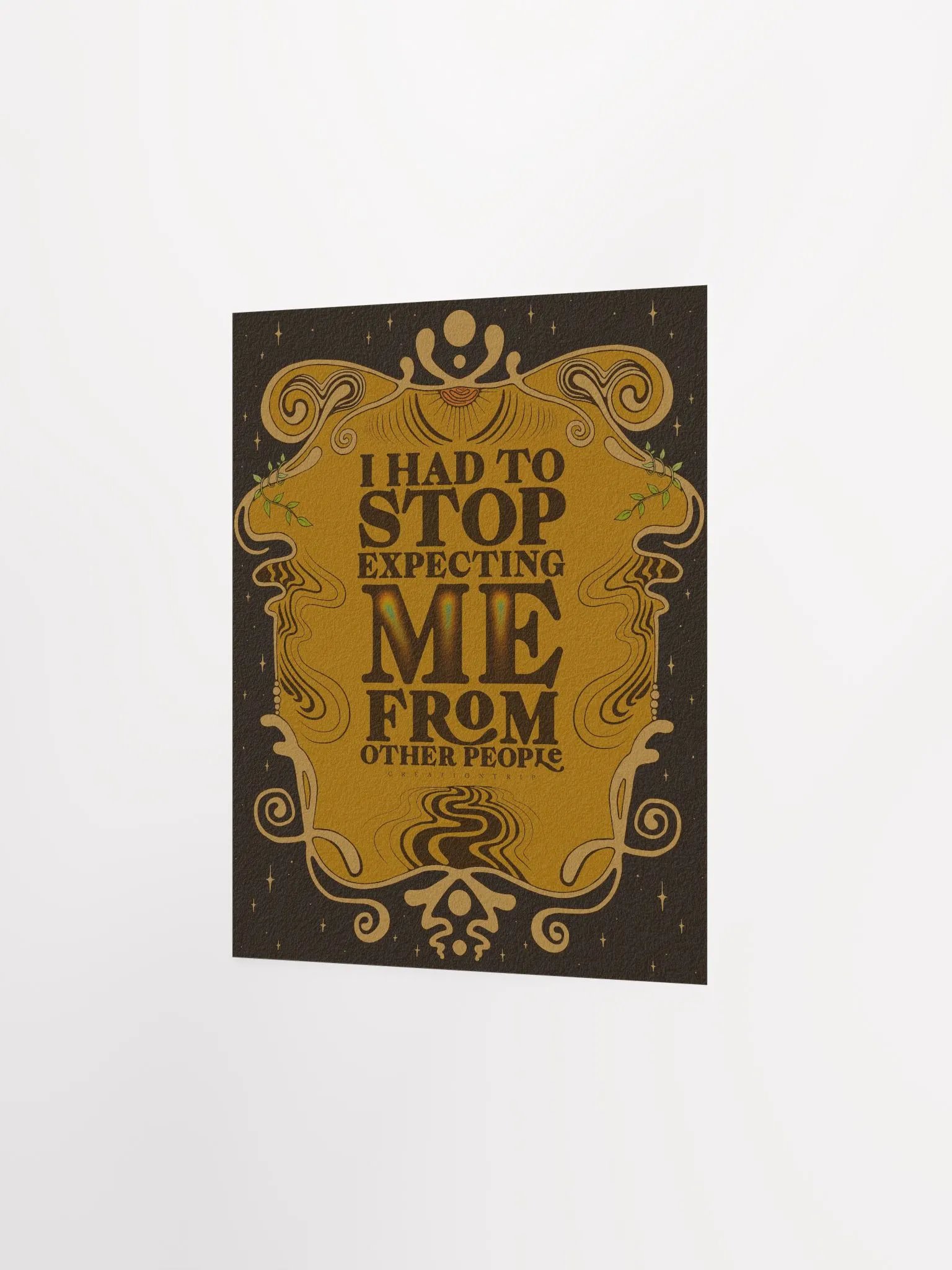 Matte Poster - I Had to Stop product image (1)