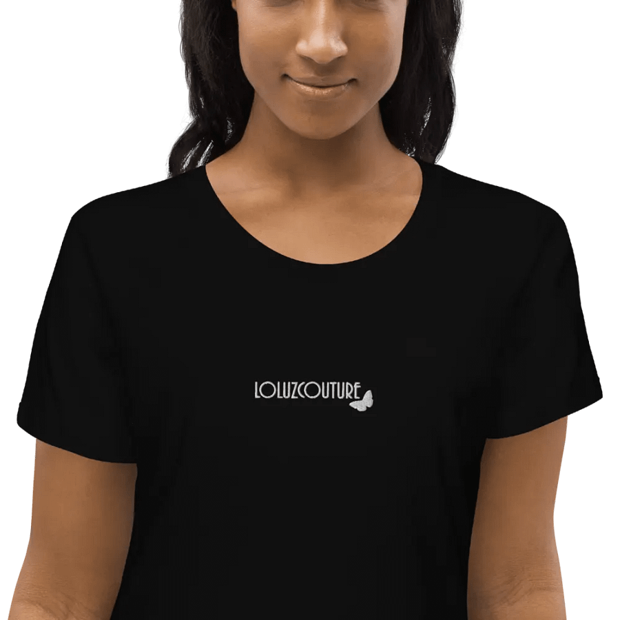 LOLUZCOUTURE Embroidered Organic Fitted Tee product image (9)
