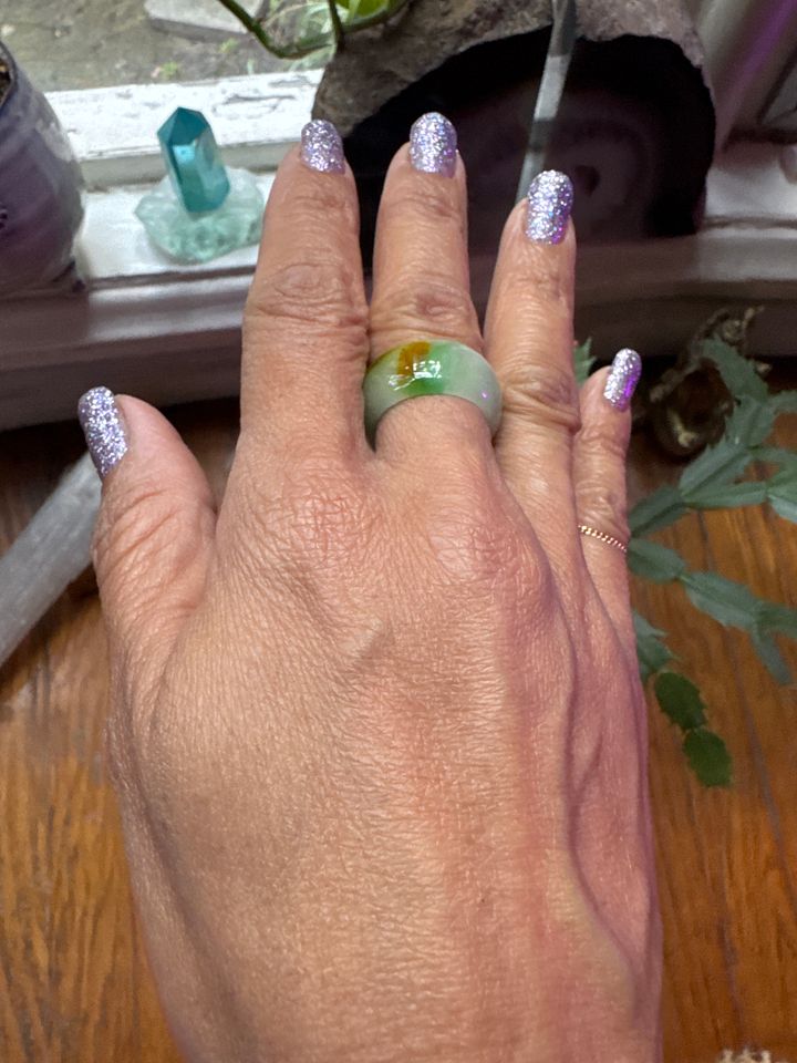 Multi-Color Jade Ring product image (2)