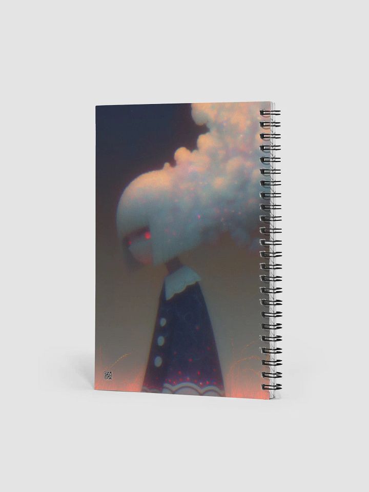 Whimsical Cloud Spiral Notebook product image (2)