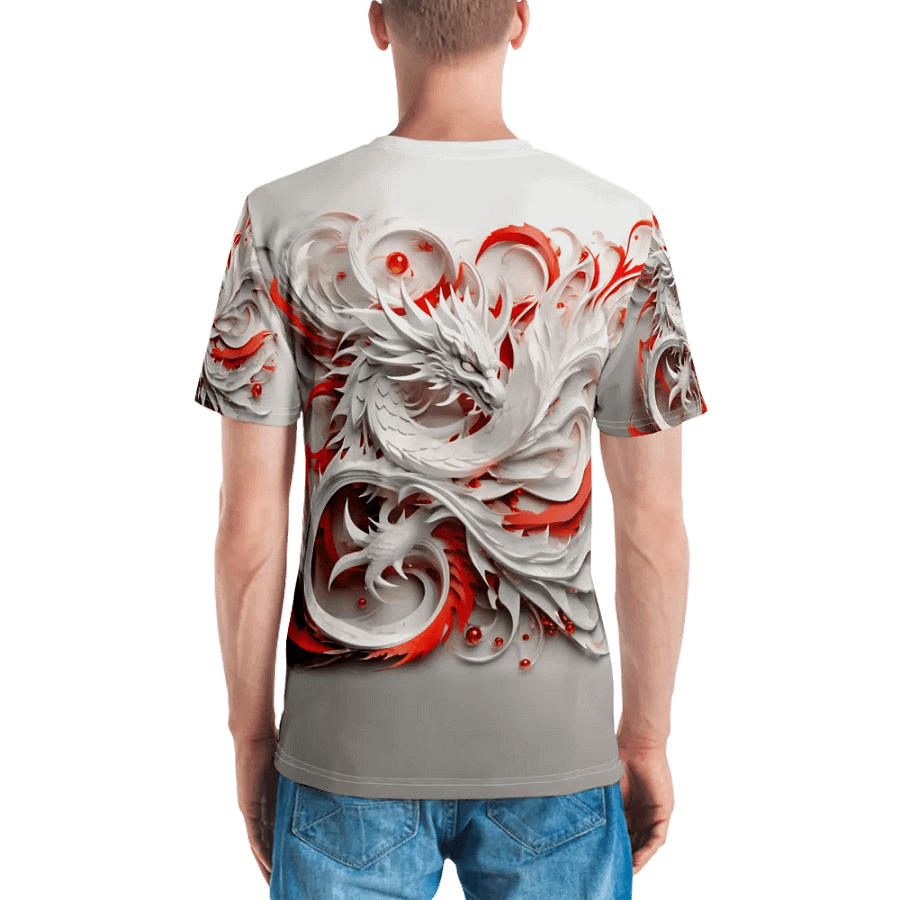 White Dragon T shirt product image (2)