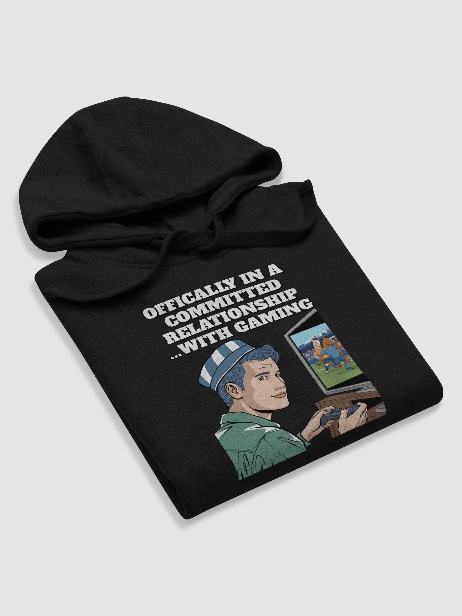 Offically In A Committed Relationship...With Gaming Funny Hoodie product image (3)