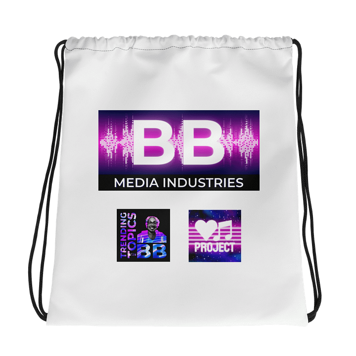BB Media Industries Drawstring Bag product image (1)
