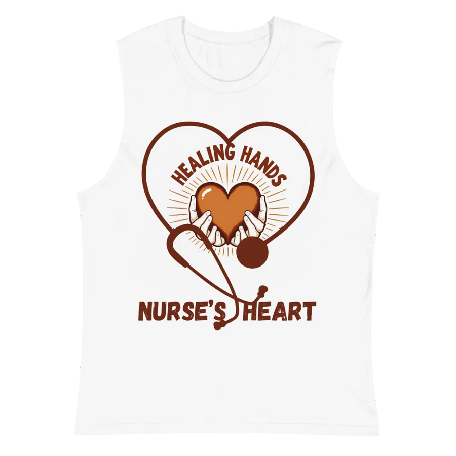 Healing Hands Nurse's Heart Muscle Tank product image (6)