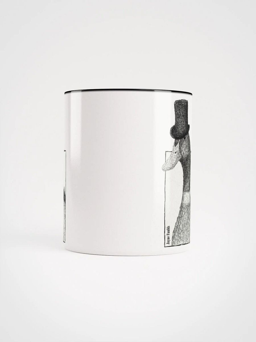 Feathered Gentleman White Mug product image (5)