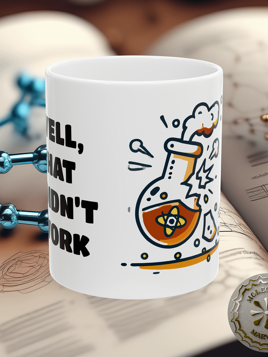 Scientific Ceramic Coffee Mug - Funny, Science Lover Gift- scientist gif- researcher- Science Gift product image (1)