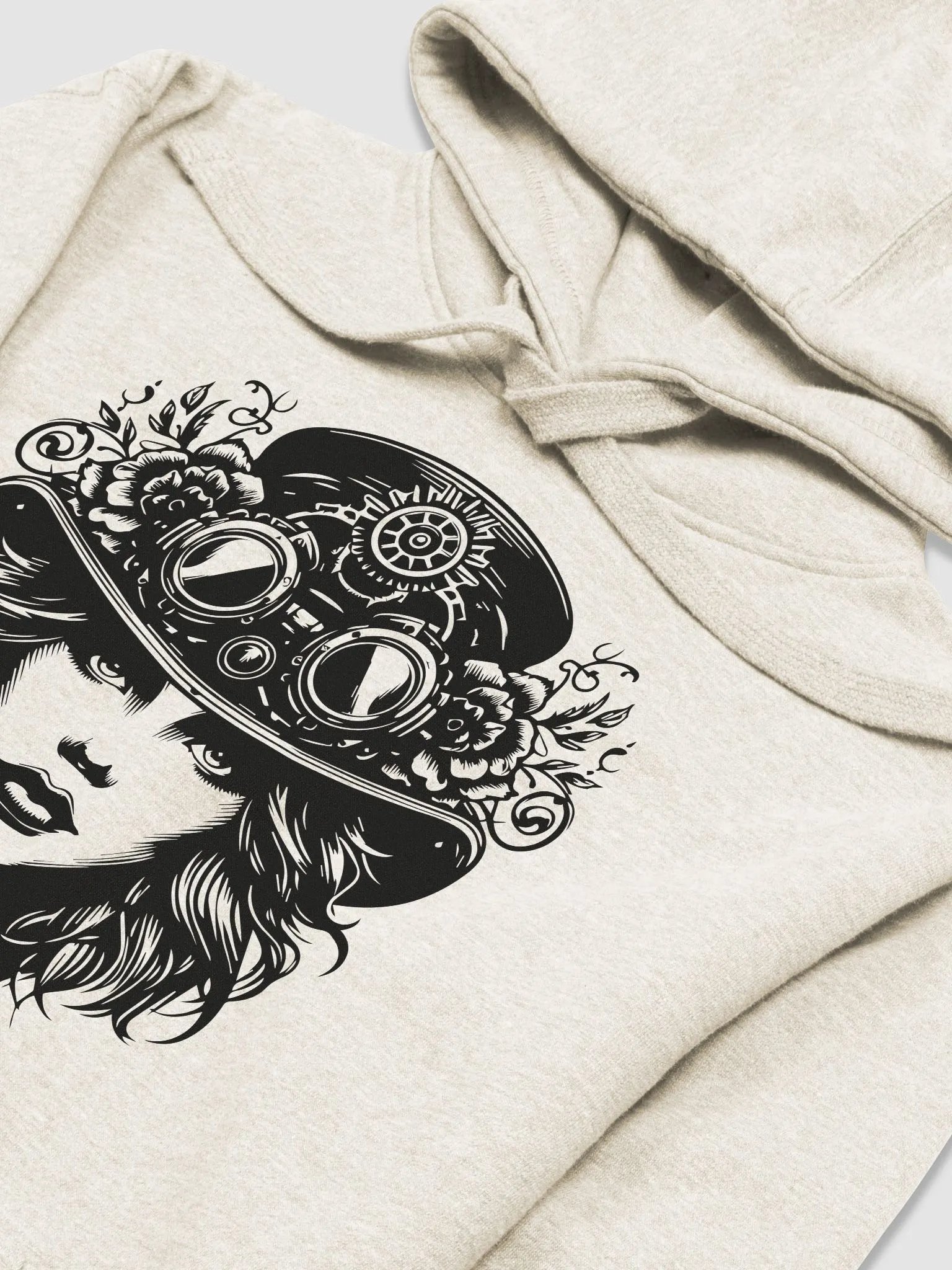 Steampunk Floral Goggles Hoodie product image (1)