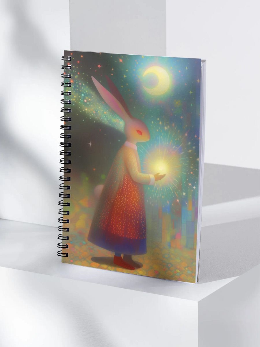 Mystical Rabbit Dreams Spiral Notebook product image (4)