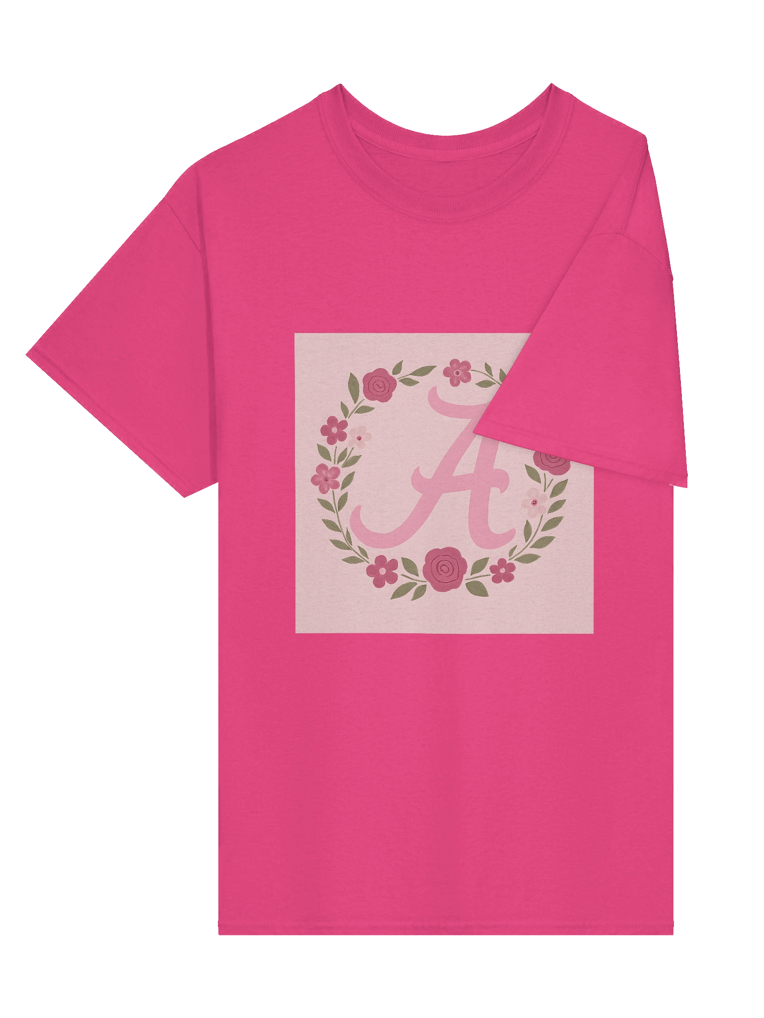 Floral Letter A Graphic Tee product image (3)