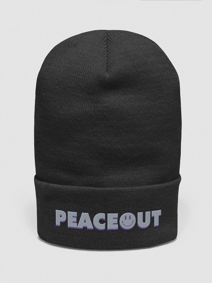 Peace Out Smiley beanie product image (1)