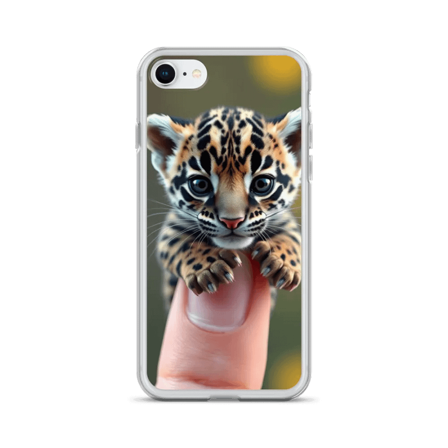 Tiny Leopard Clear iPhone Case product image (24)