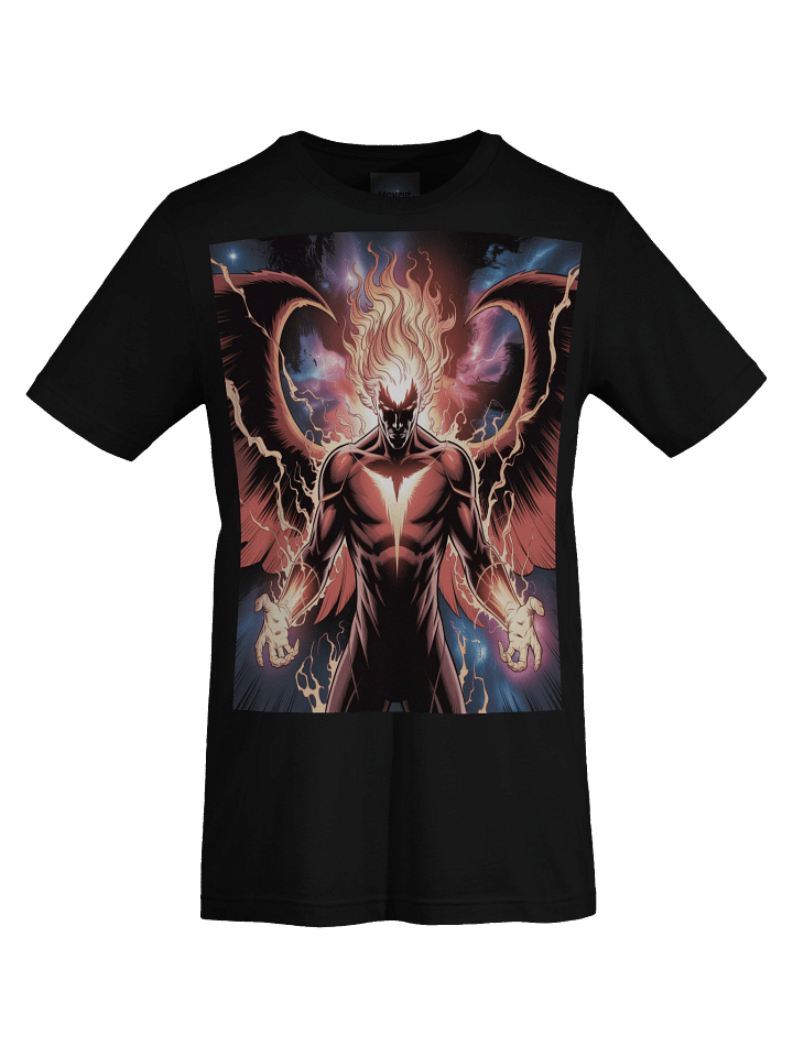 Dark Phoenix Cosmic Fury Supersoft T-Shirt – Inferno Wing Eclipse product image (1)