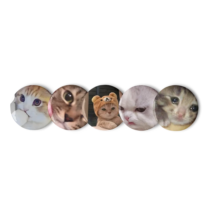 Set of Pin Buttons: Meme Cats 46 product image (3)