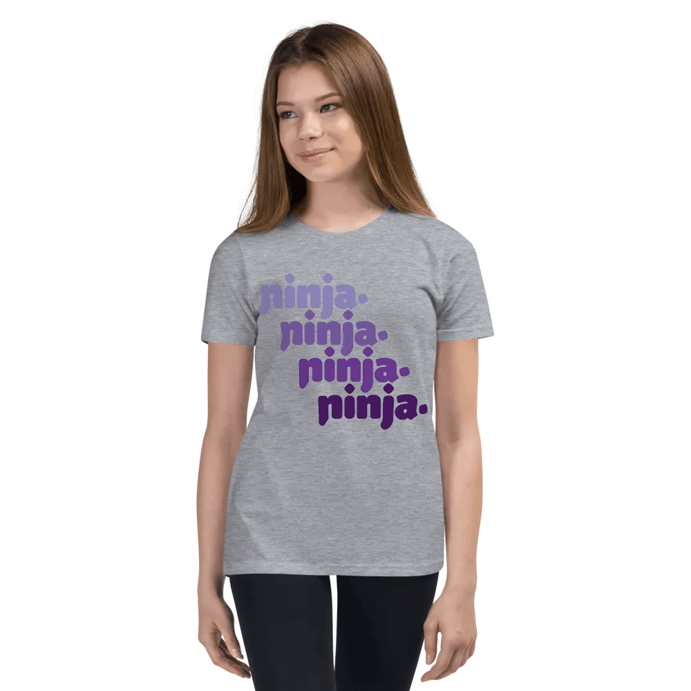 Quad Ninja Kids Tee: Purple product image (3)