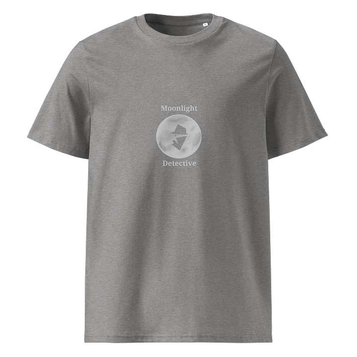 Moonlight Detective Grey Organic T-Shirt product image (1)