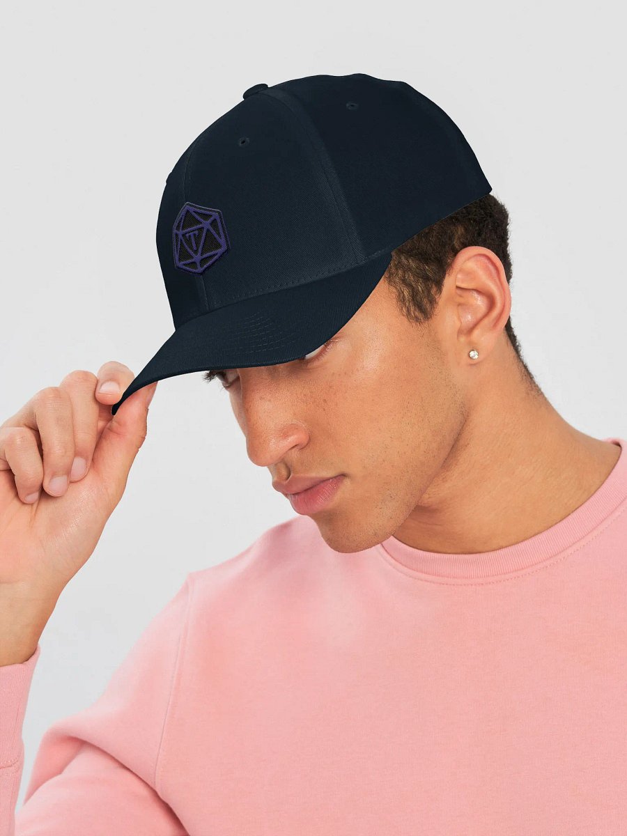Dark Fitted Logo Cap product image (6)