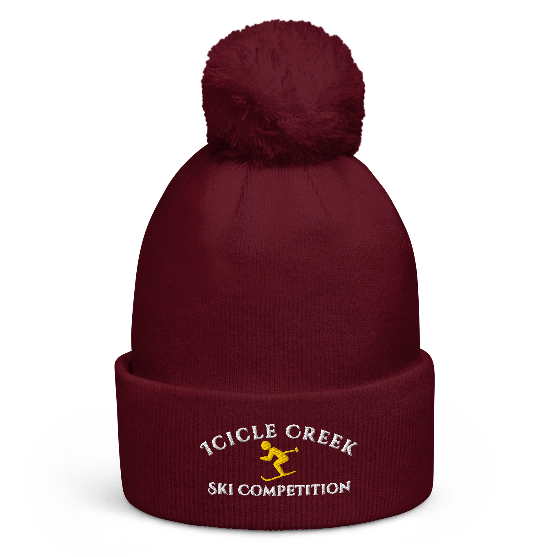 Icicle Creek Ski Competition Embroidered Winter Hat product image (2)