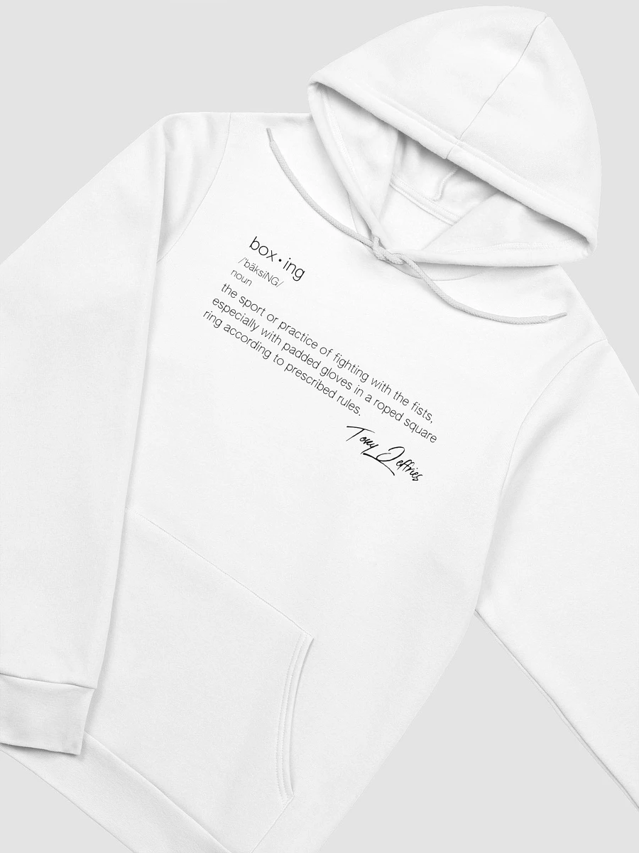 Boxing Definition Hoodie - White product image (3)