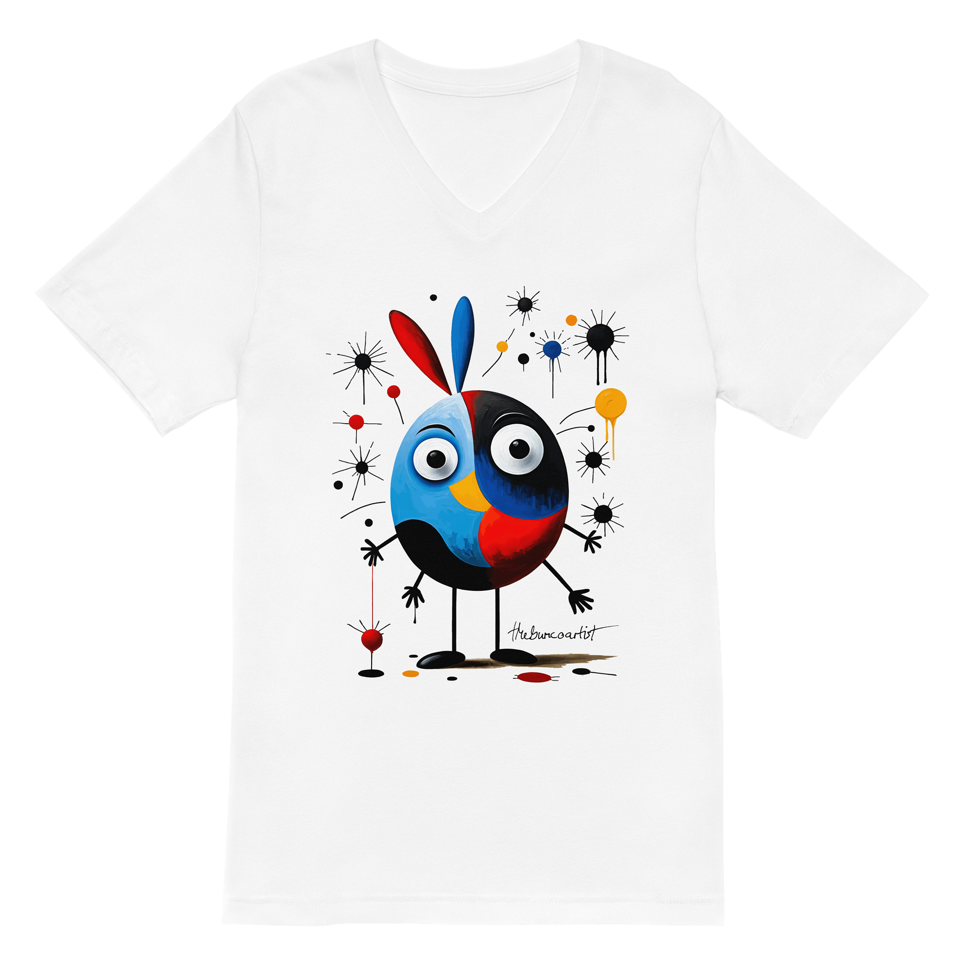 Bella+Canvas Short Sleeve V-Neck Jersey T-Shirt product image (2)