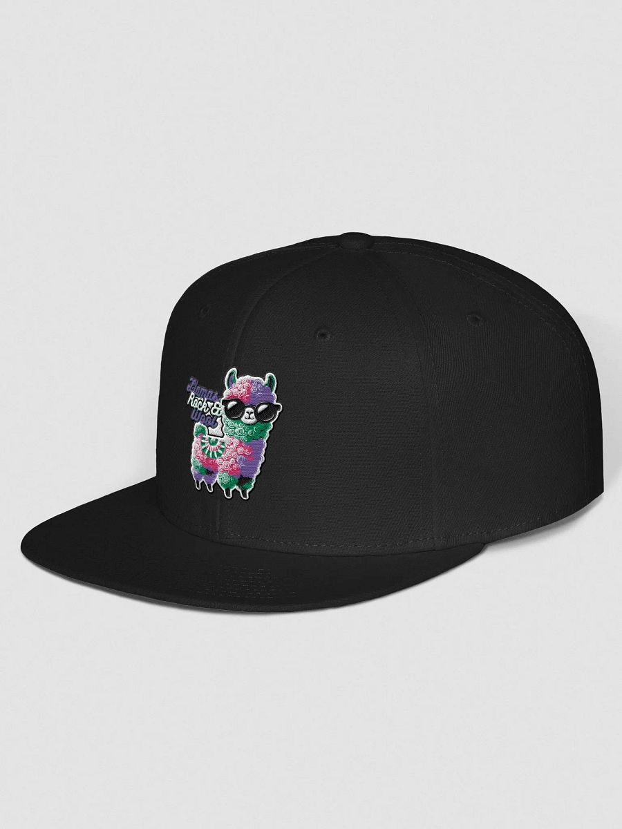 Llamas Rock & Wool (Otto Wool Blend Snapback Cap) product image (1)