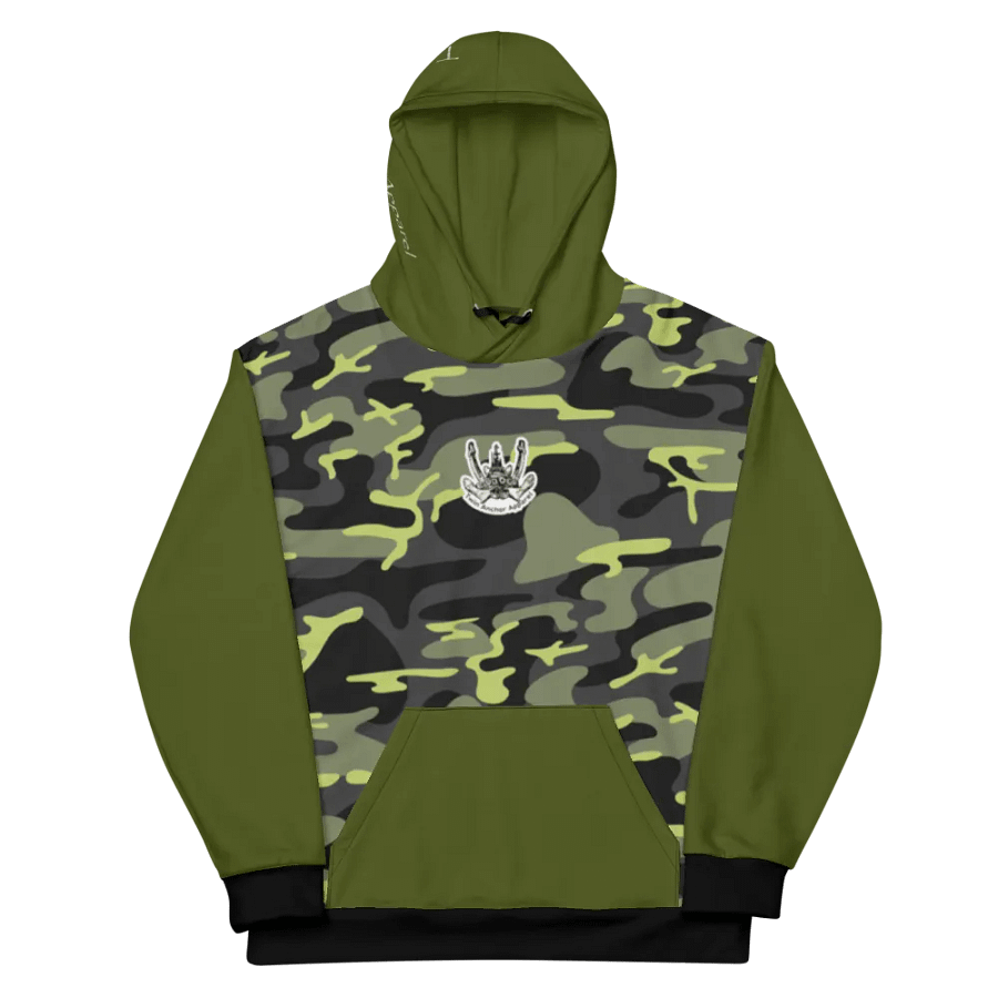 Green & Camouflage Anchor Hoodie product image (10)