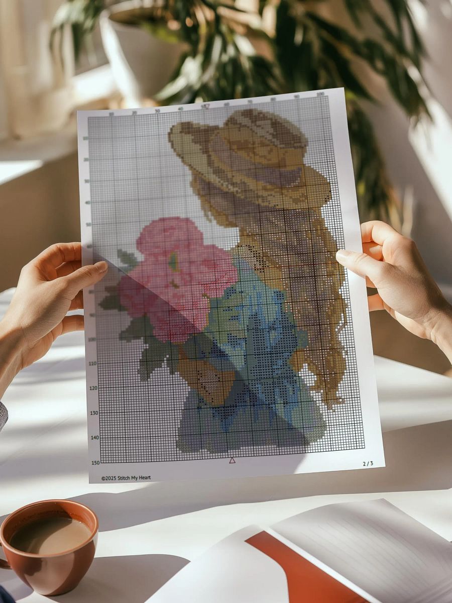 Girl With Pink Roses product image (4)