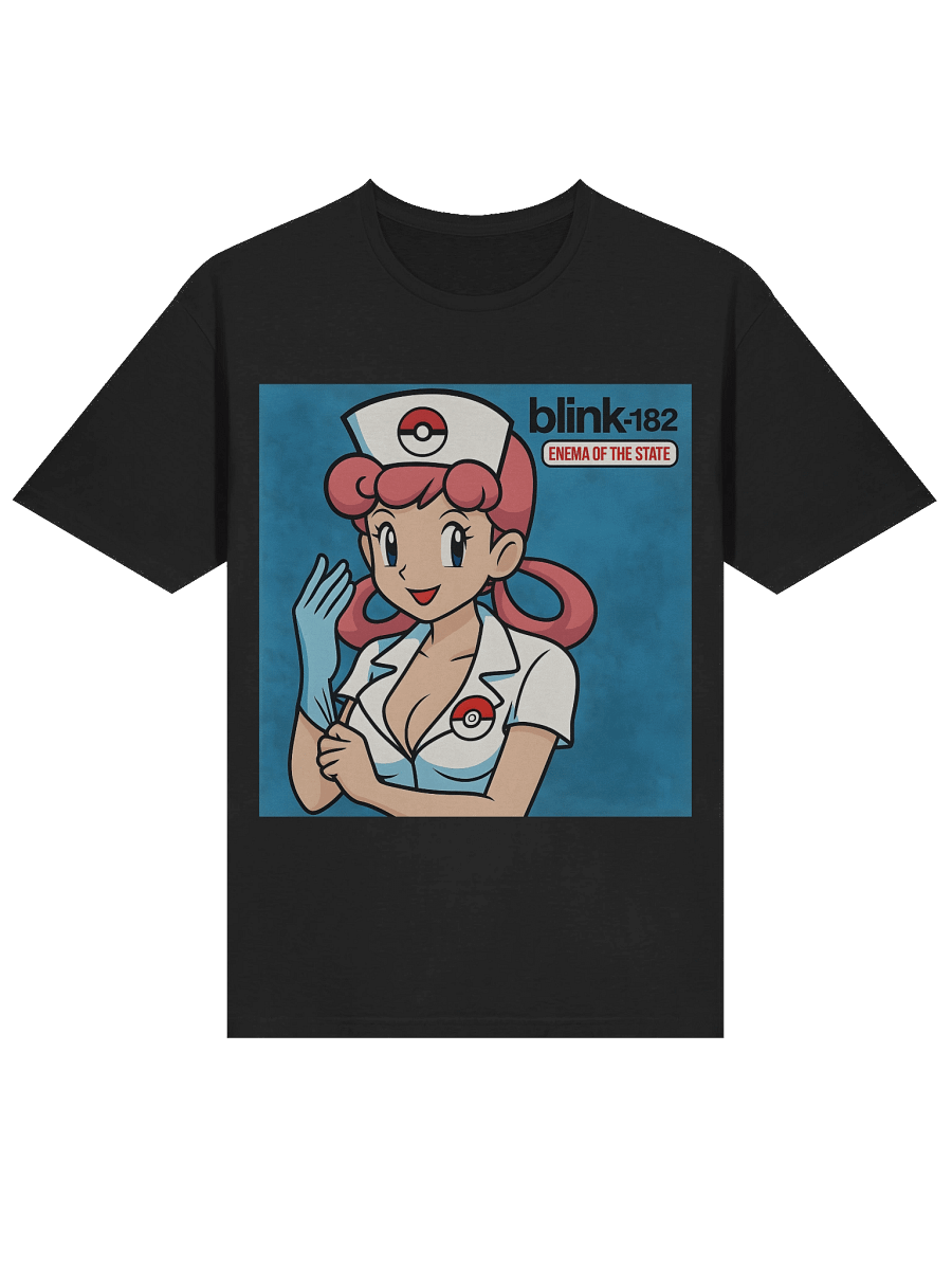 Nurse Joy × Blink-182 – Enema of the State Parody Tee product image (27)