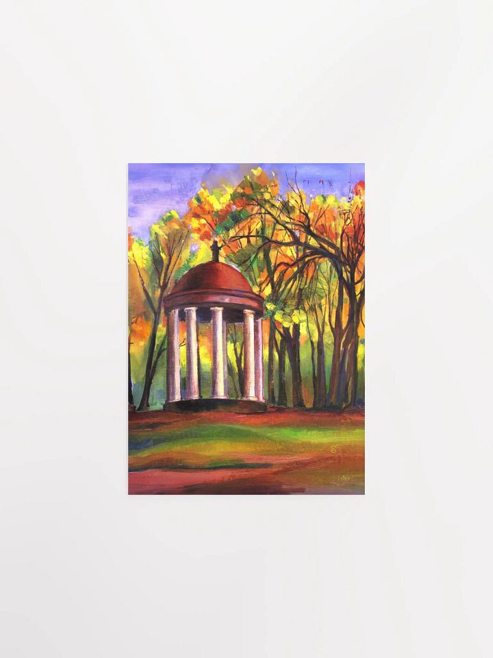 Autumn Pavilion Poster - Romantic Gazebo product image (1)