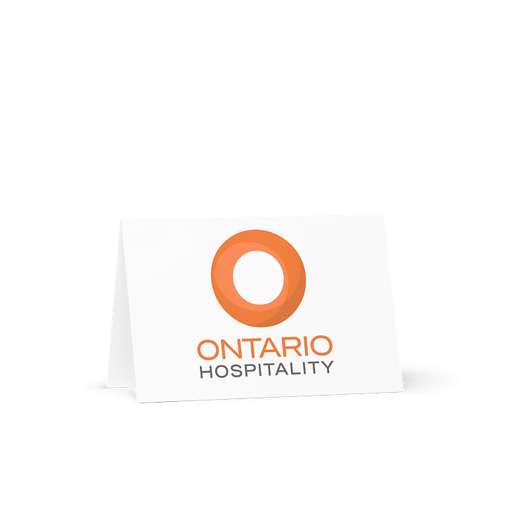 Ontario Hospitality Logo Greeting Card product image (1)