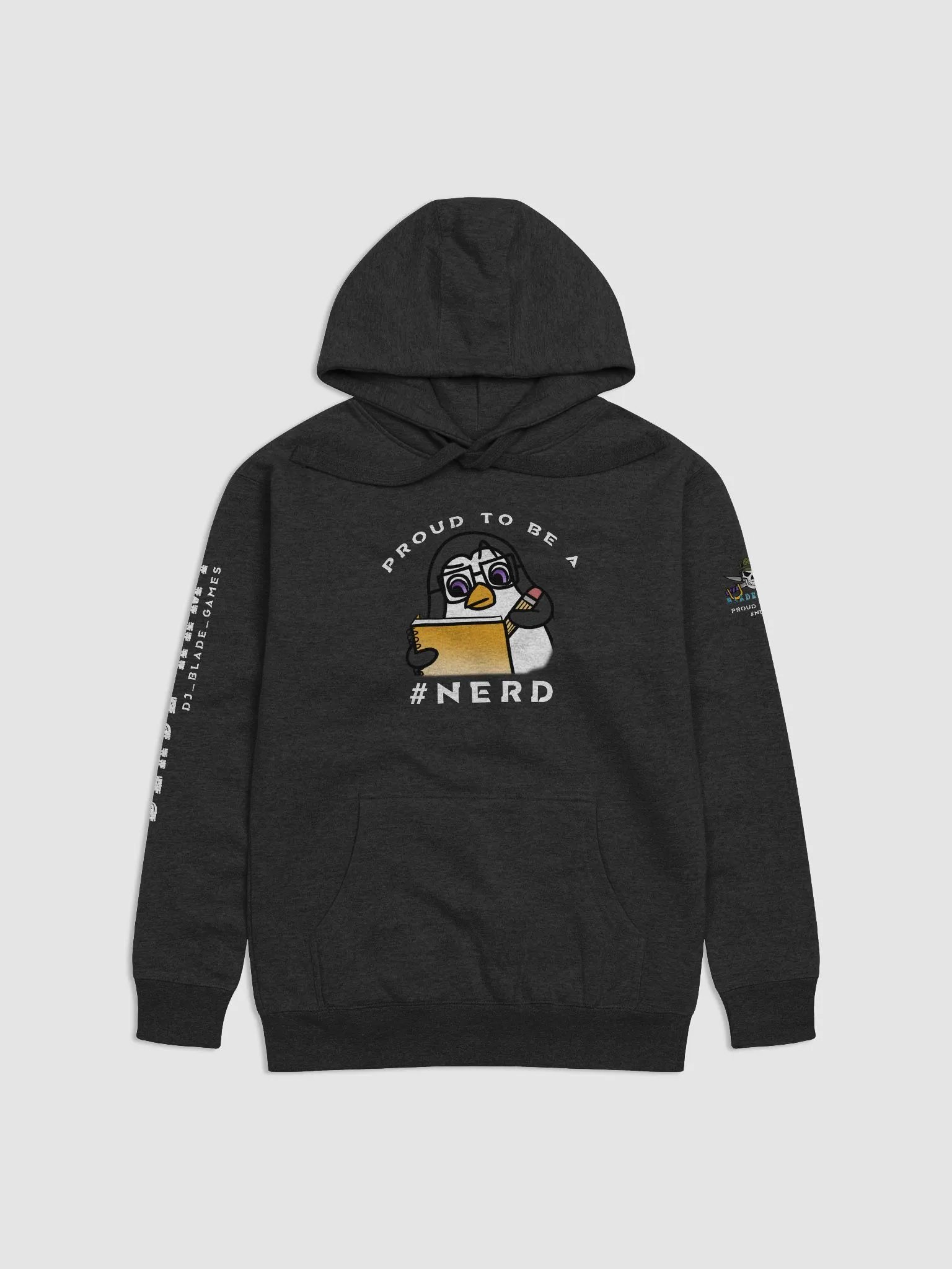 Blade Army Hoodie With Penguin Proud to be a Nerd product image (1)