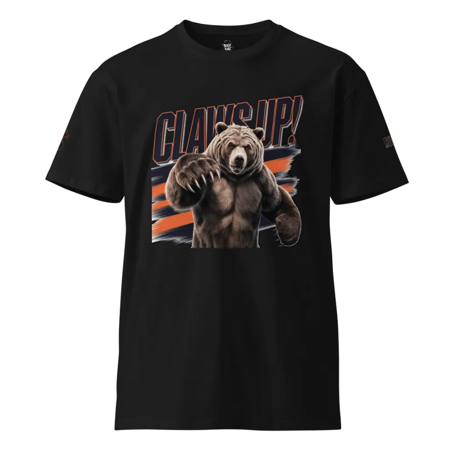 Claws Up! Chicago Bears Premium T-Shirt | NFL Home Locker product image (1)