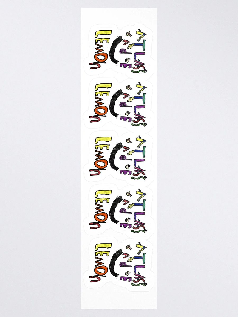 Atlas's Lemonade Kiss Cut Stickers (Set of 5) product image (3)