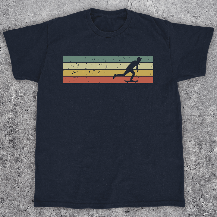 Retro vintage skateboarding t-shirt, Unisex product image (2)