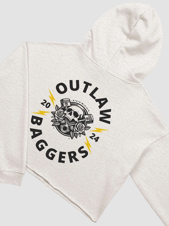 Outlaw Baggers Piston Crop Top Hoodie product image (1)