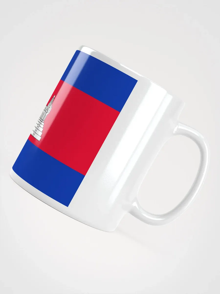 Cambodia Flag White Coffee Mug product image (5)