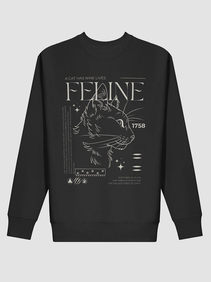 Feline Design Comfortable Sweatshirt product image (2)