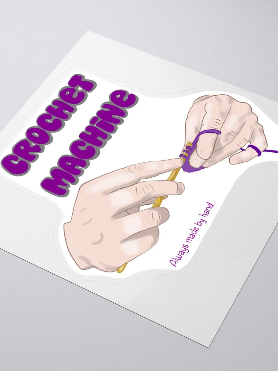 Crochet Machine Sticker product image (7)