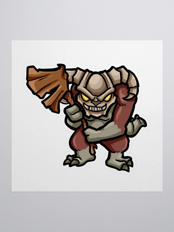 Taurus Demon Chibi Sticker product image (1)