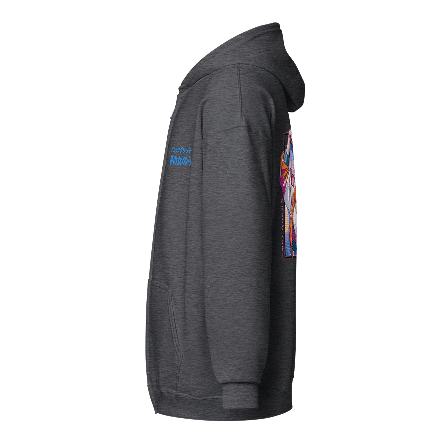 Panic Glitchy Dream Girl Citypop Zip Hoodie product image (11)