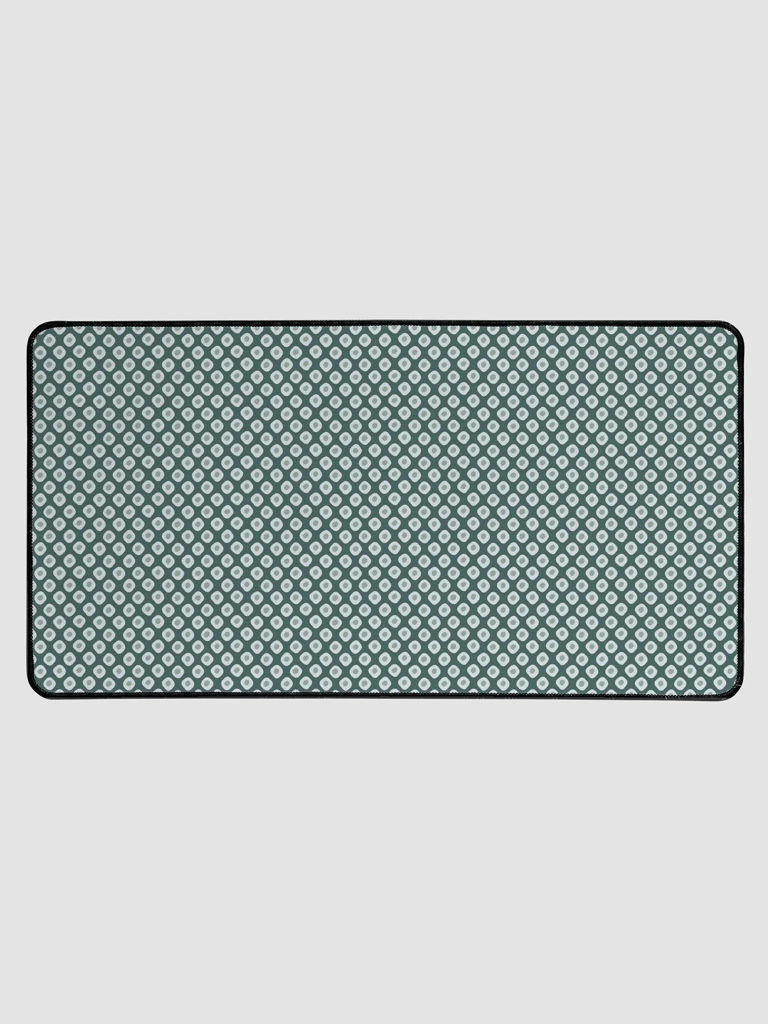 Desk Mat - Japanese Green Kanoko Pattern product image (1)