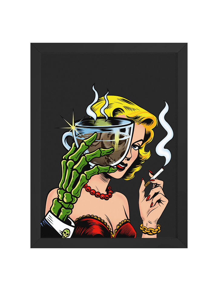 Chamber of Chills Coffee Framed Print product image (1)
