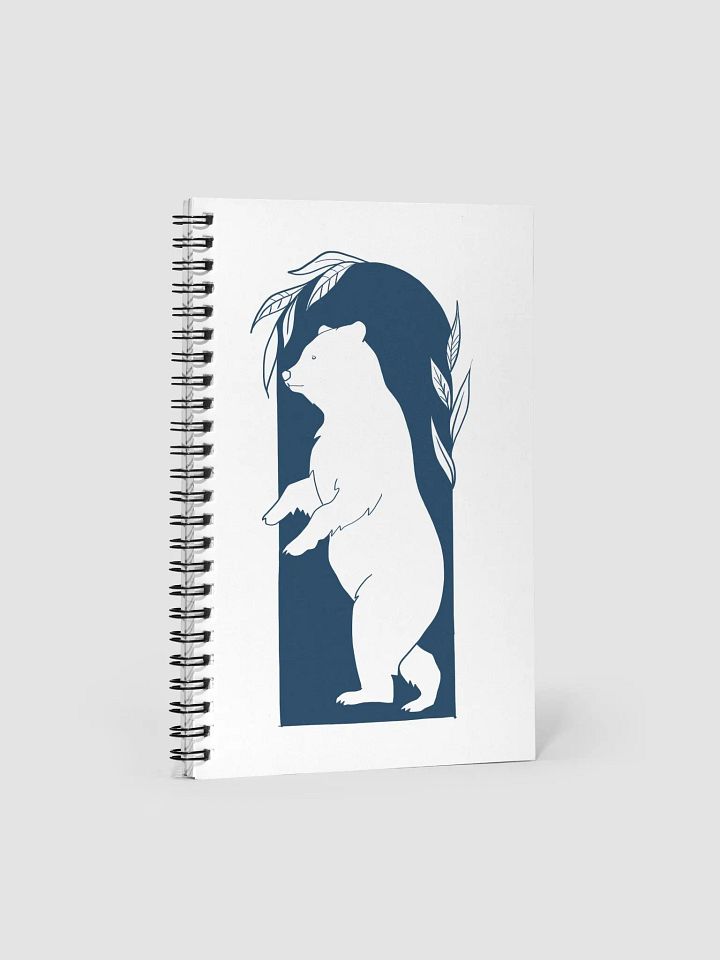 Walking Bear Spiral Notebook product image (1)