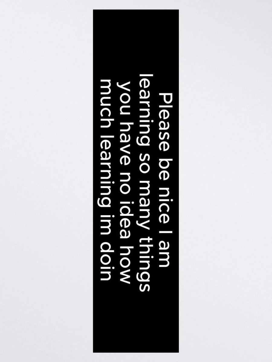 learning bumper sticker product image (3)
