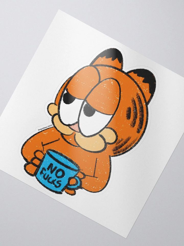 No Fs Cat Sticker product image (2)