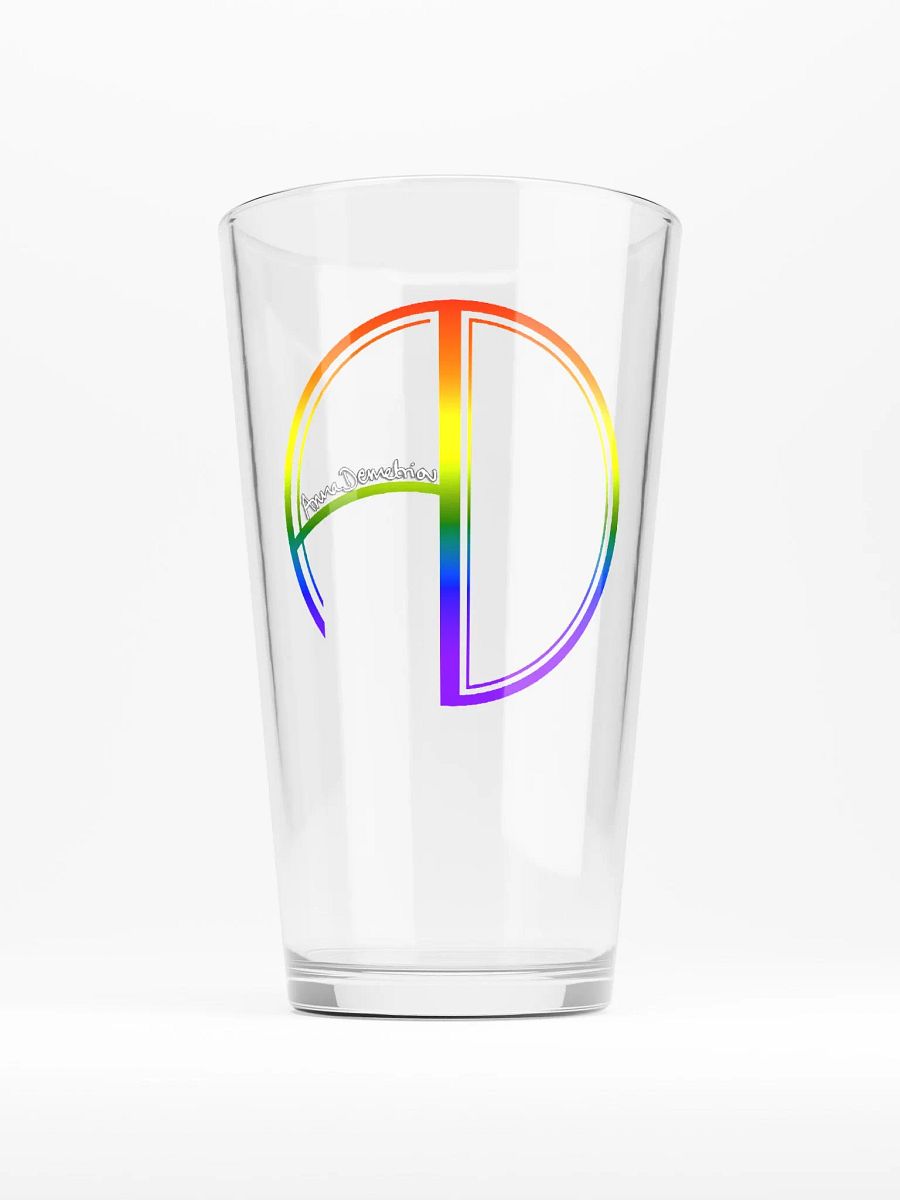 Rainbow Logo Pint Glass product image (1)